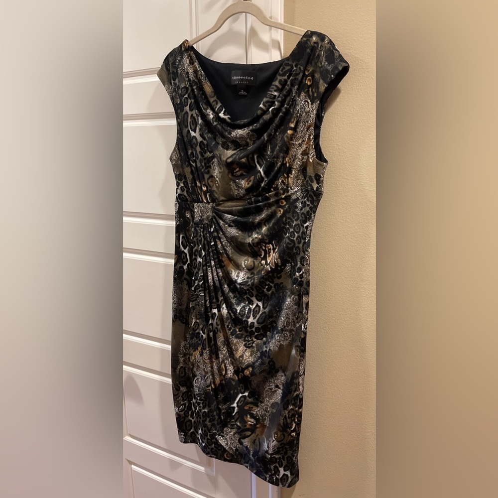 Animal print dress, size 12